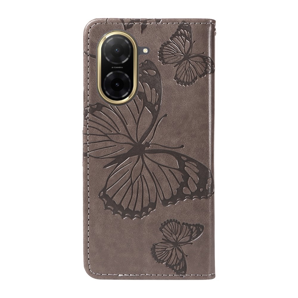 Big Butterfly knížkové pouzdro na Xiaomi Redmi A5 (171.7x77.8x8.3mm) - šedé