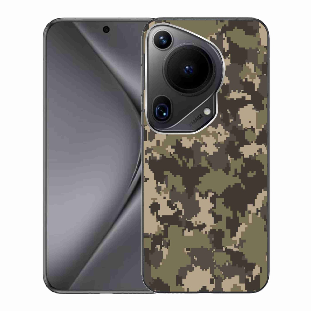 Gelový kryt mmCase na Huawei Pura 70 Ultra - maskáčový vzor 12