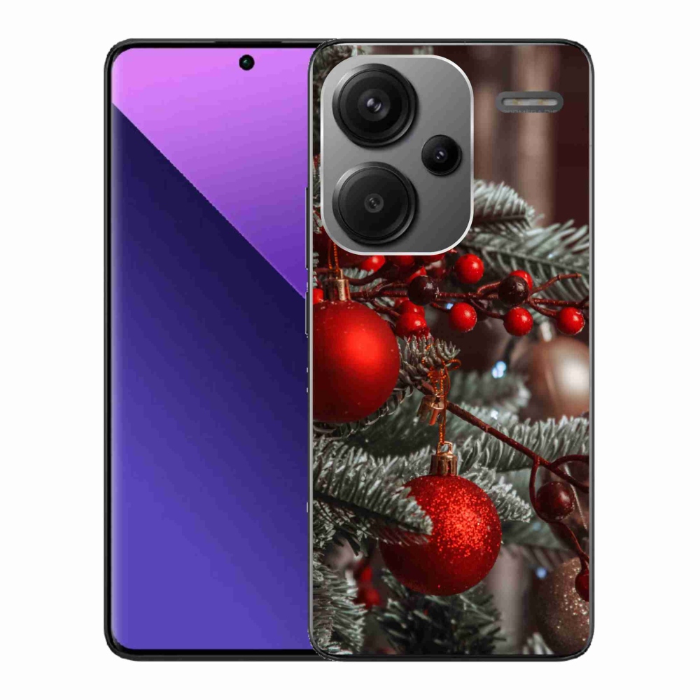 Gelový kryt mmCase na Xiaomi Redmi Note 13 Pro+ 5G - vánoční ozdoby 2