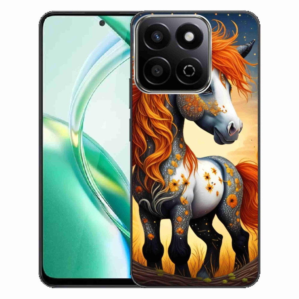 Gelový kryt mmCase na Honor 200 Smart 5G - barevný poník