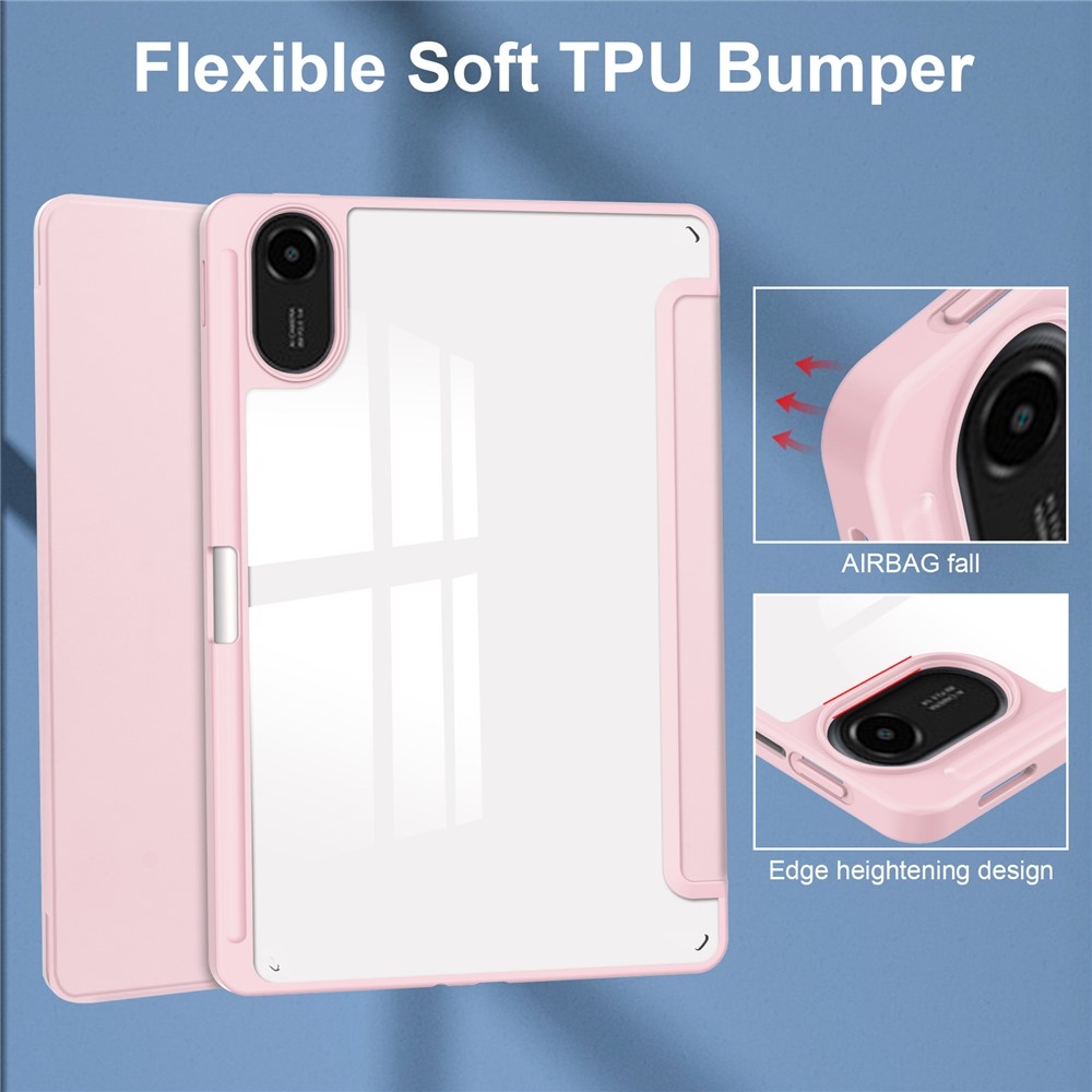 Case chytré zavírací pouzdro na tablet Xiaomi Redmi Pad 2 - růžové