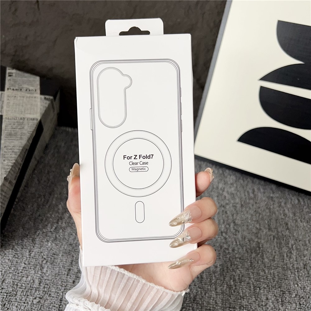 Acryl plastový kryt s MagSafe na Samsung Galaxy Z Fold7 5G - průhledný