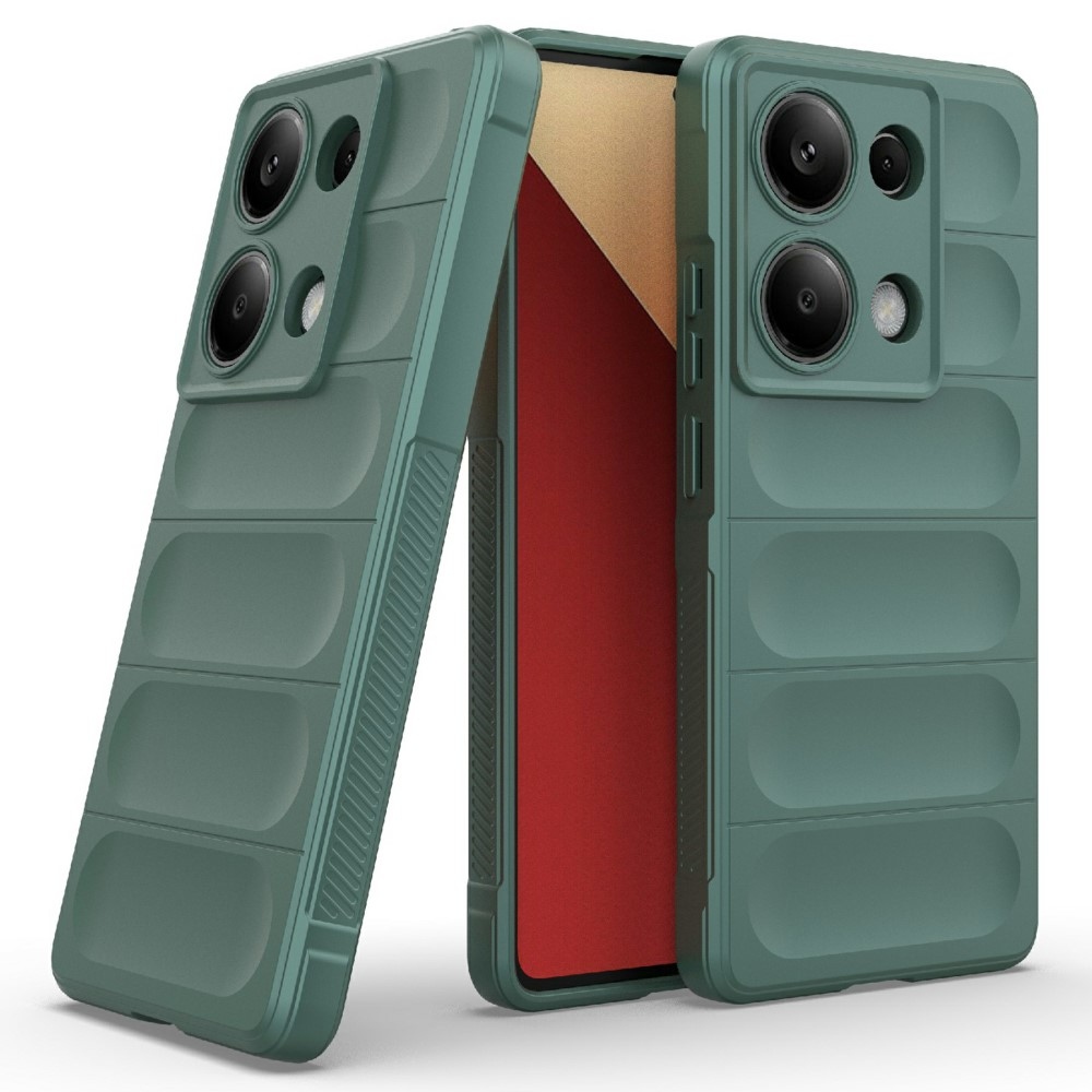 Rugg odolný gelový obal na Xiaomi Redmi Note 14S - zelený