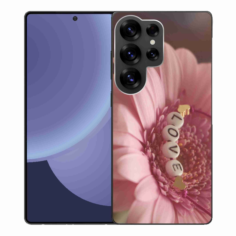 Gelový kryt mmCase na Samsung Galaxy S25 Ultra - přívěsek love