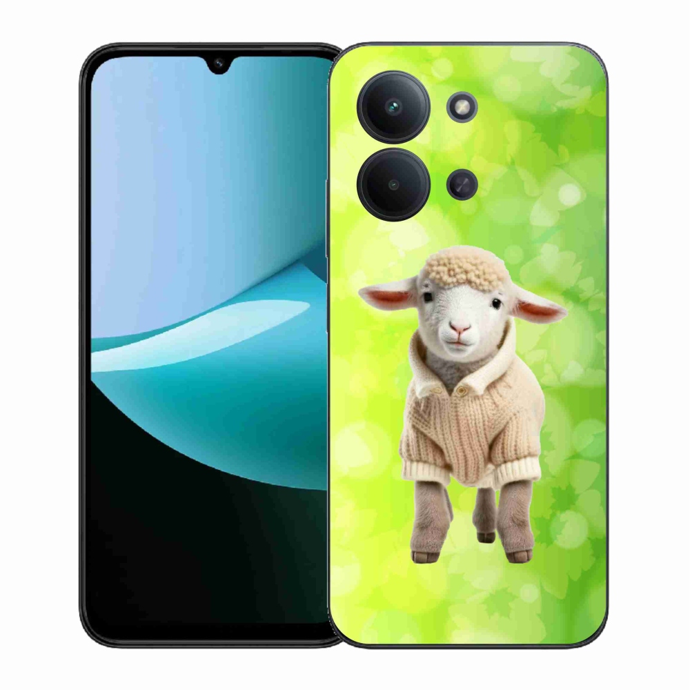 Gelový kryt mmCase na Xiaomi Redmi 15C 4G (171mm)/Poco C85 4G (171mm) - jehně ve svetru