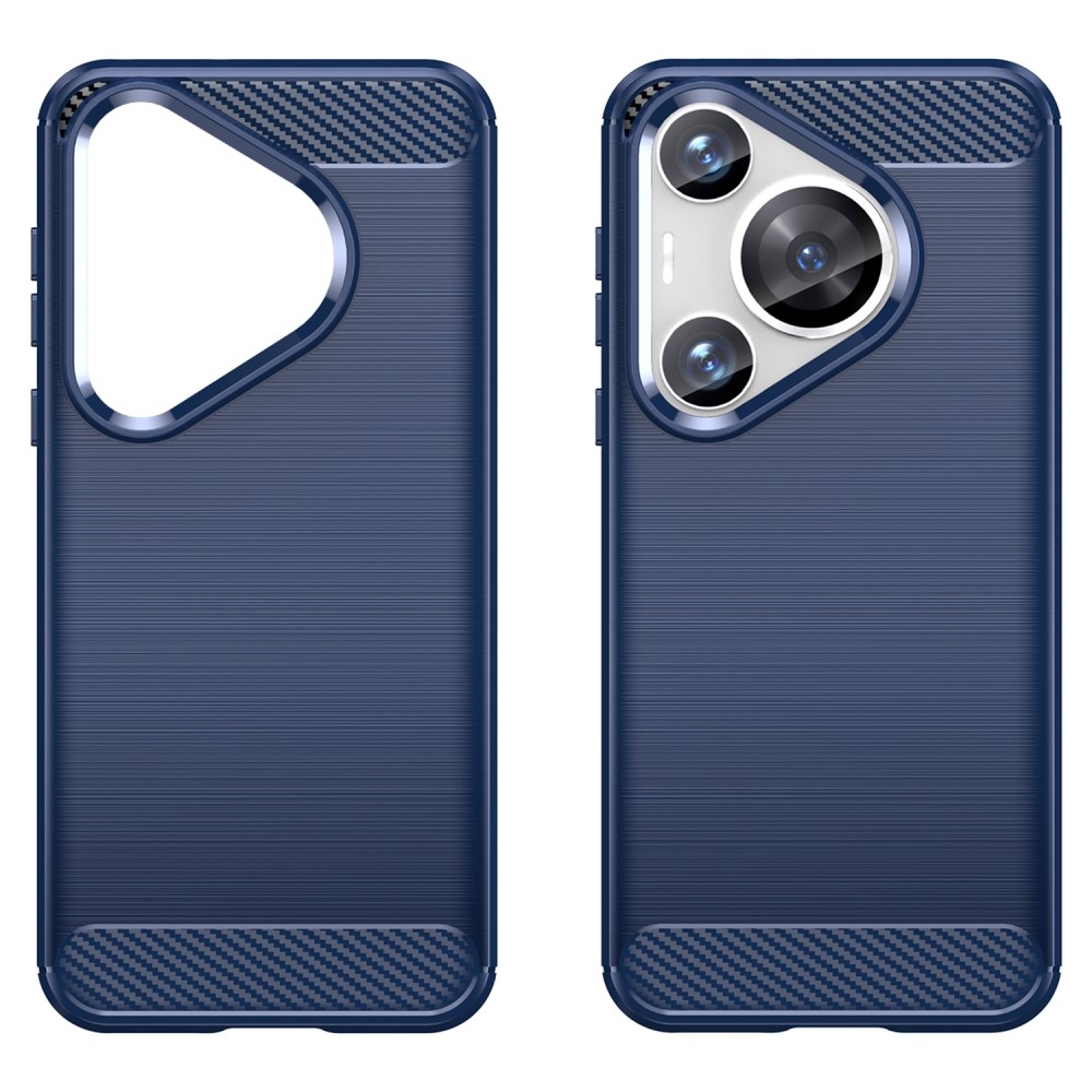 Carbon odolný gelový obal na Huawei Pura 70 Pro - modrý