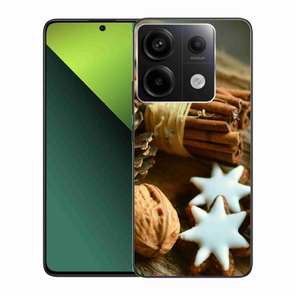 Gelový kryt mmCase na Xiaomi Redmi Note 13 Pro 5G/Poco X6 5G - skořice a perníčky