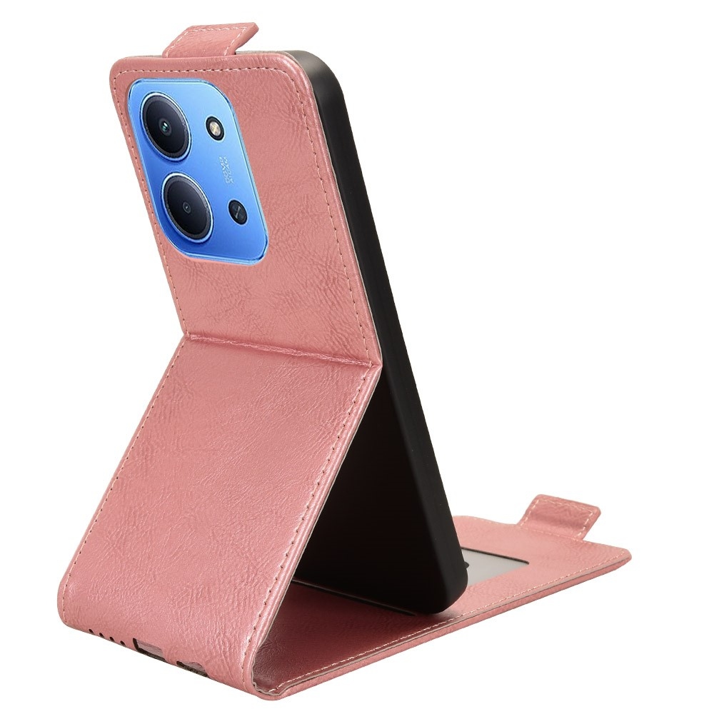 Vert flipové pouzdro na Xiaomi Redmi 15C 4G (171mm)/Poco C85 4G (171mm) - růžovozlaté
