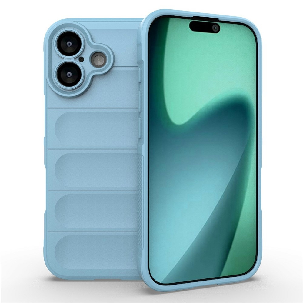 Rugg odolný gelový obal na iPhone 17 - světlemodrý