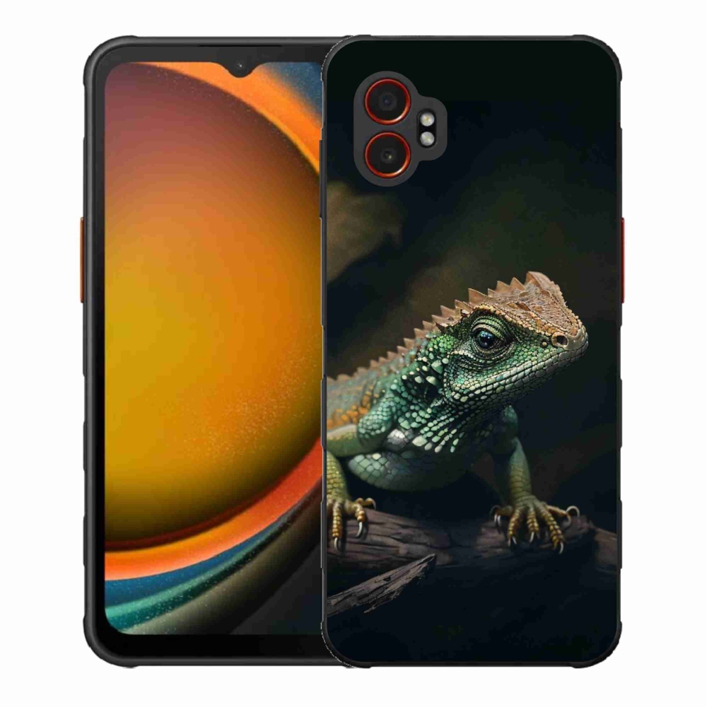 Gelový kryt mmCase na Samsung Galaxy Xcover 7 Pro - ještěr