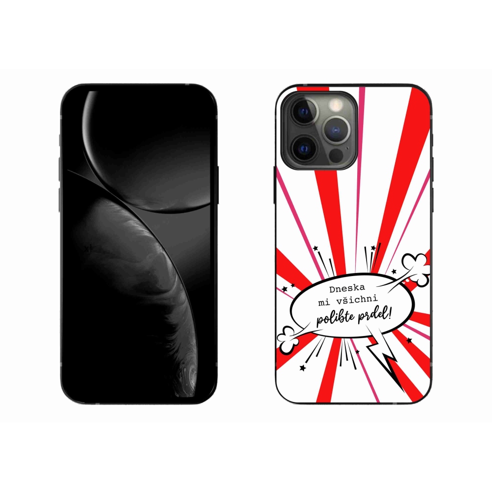 Gelový kryt mmCase na iPhone 13 Pro Max 6.7 - vtipný text 15 bílé pozadí