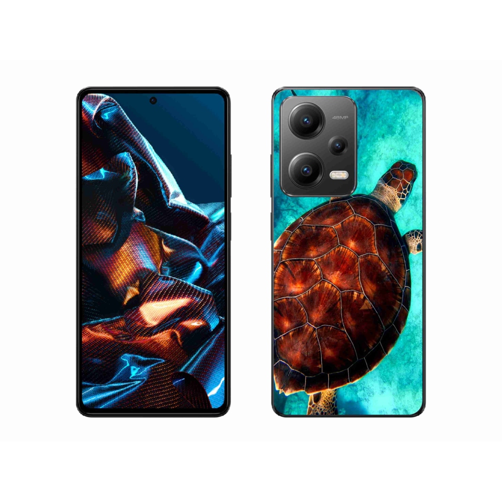 Gelový kryt mmCase na mobil Xiaomi Redmi Note 12 Pro 5G - želva
