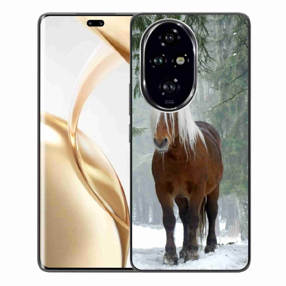 Gelový obal mmCase na Honor 200 Pro 5G - kůň v lese