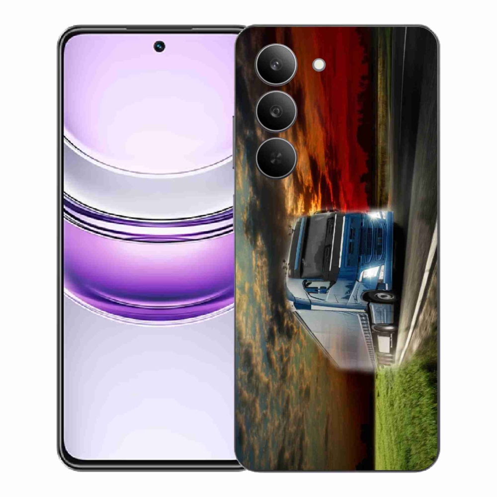 Gelový kryt mmCase na Realme 14x 5G - kamion 4