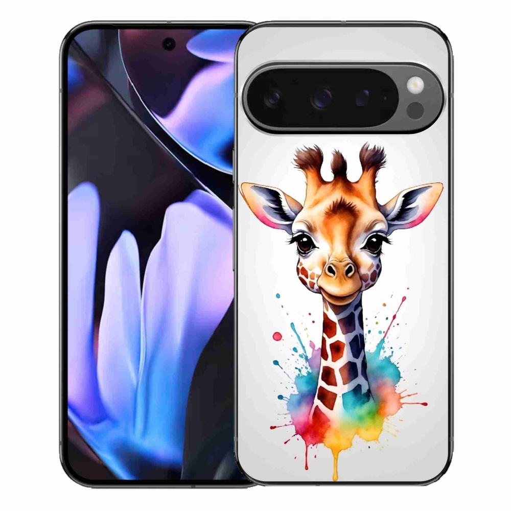 Gelový kryt mmCase na Google Pixel 9 Pro XL - žirafa 1