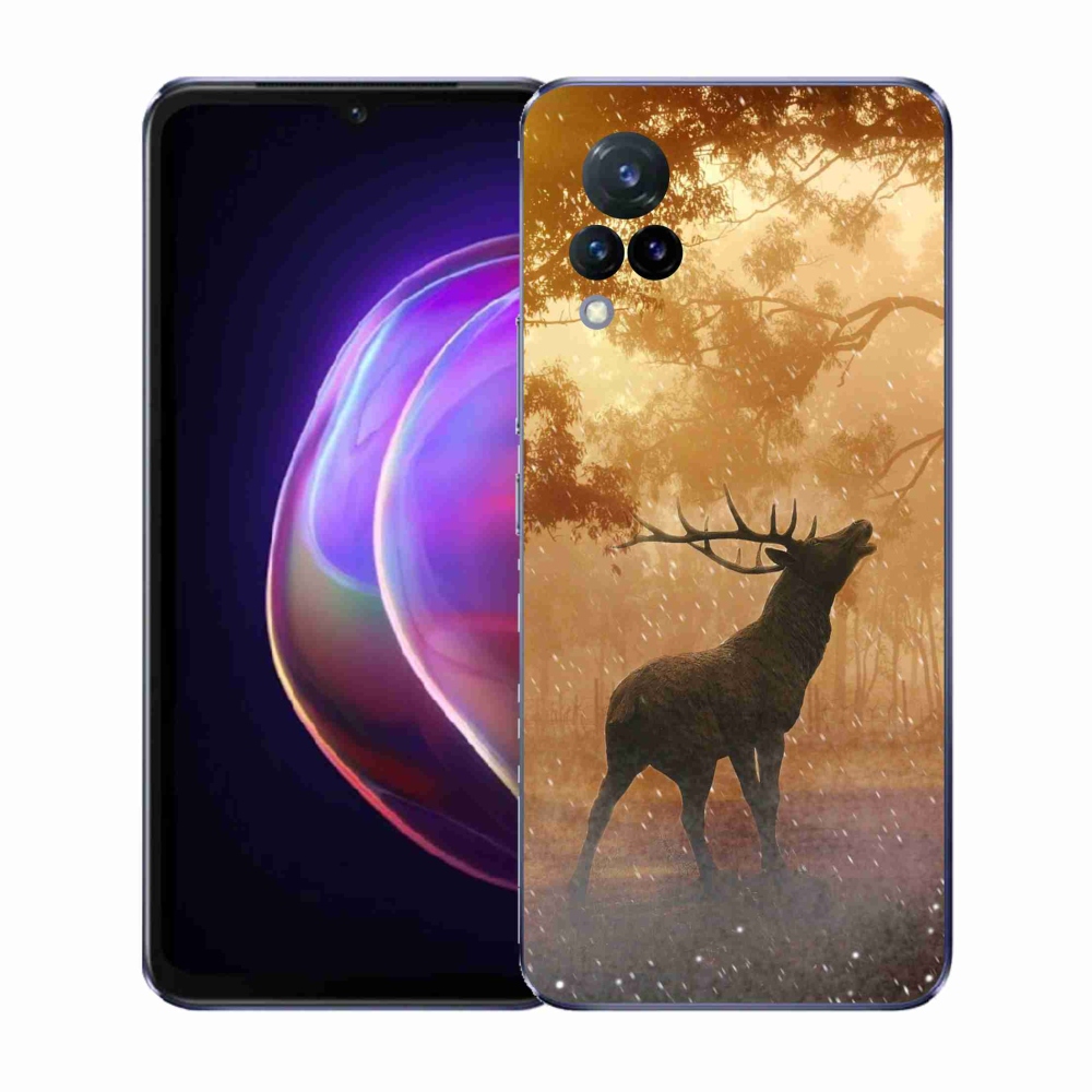 Gelový kryt mmCase na Vivo V21 4G/5G - jelen v říji