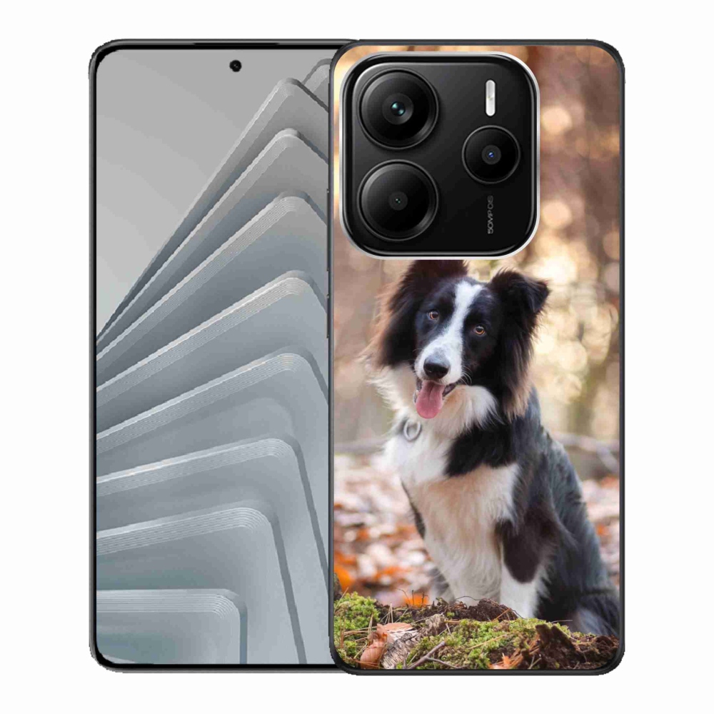 Gelový kryt mmCase na Xiaomi Redmi Note 14 5G - border kolie 1