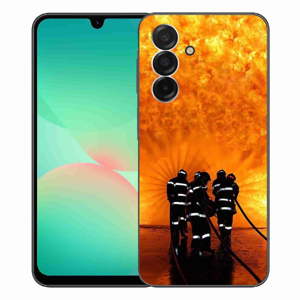 Gelový kryt mmCase na Samsung Galaxy A26 5G - požár