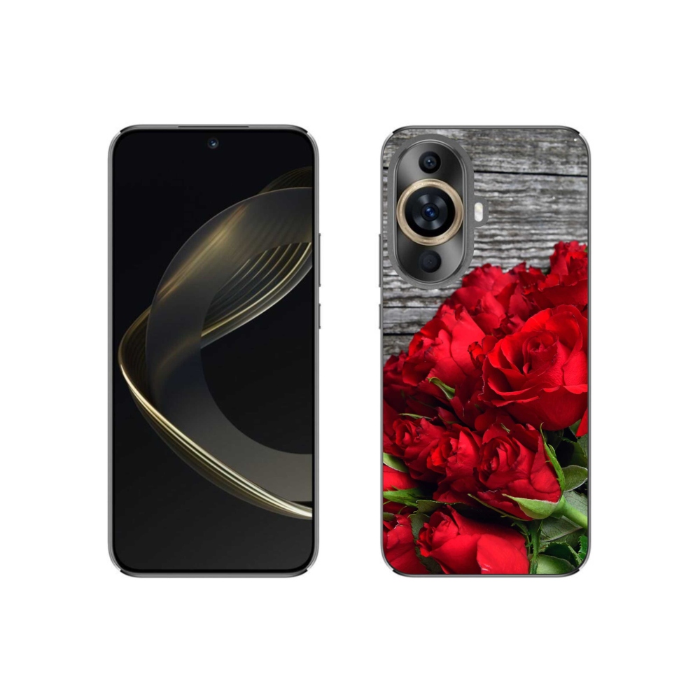 Gelový kryt mmCase na Huawei Nova 11 - červené růže