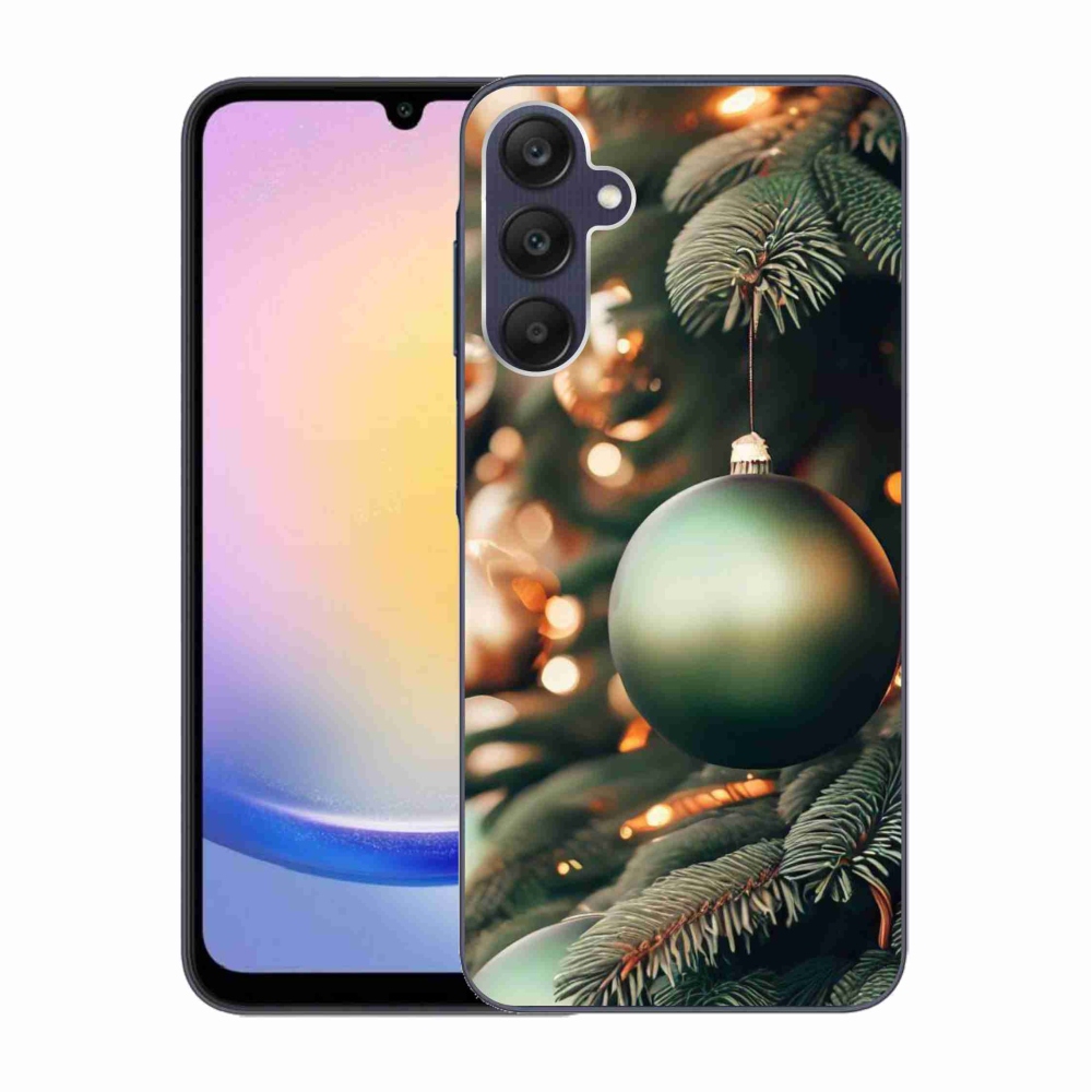 Gelový kryt mmCase na Samsung Galaxy A25 5G - vánoční ozdoby 1