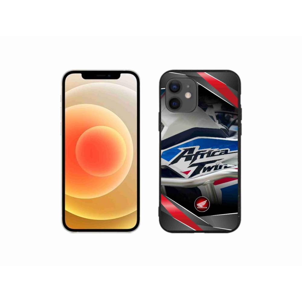 Gelový kryt mmCase na iPhone 12 mini - motorka honda