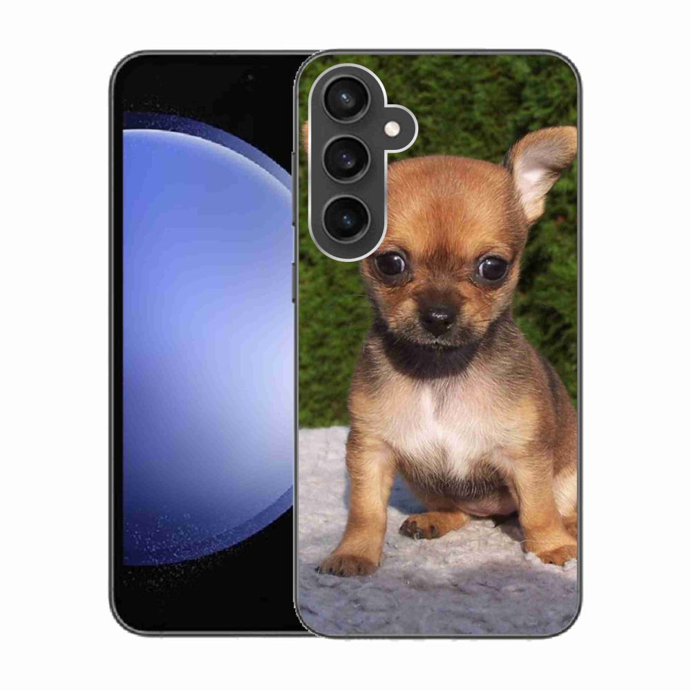 Gelový obal mmCase na Samsung Galaxy S23 FE - čivava 3