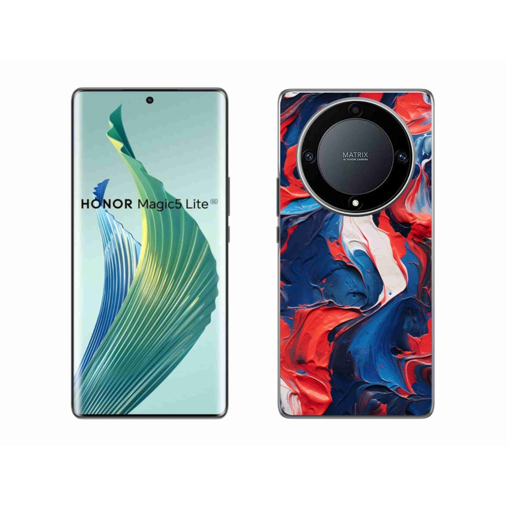 Gelový kryt mmCase na Honor Magic 5 Lite 5G - abstraktní motiv 7