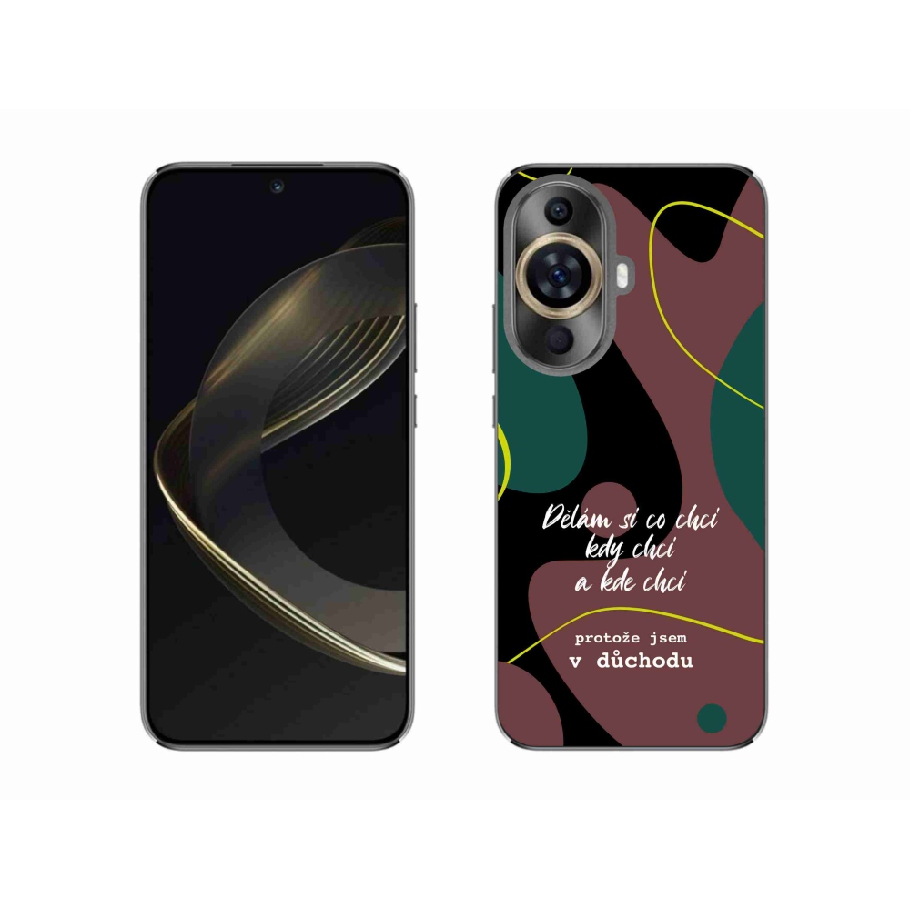 Gelový kryt mmCase na Huawei Nova 11 - vtipný text 10 černé pozadí