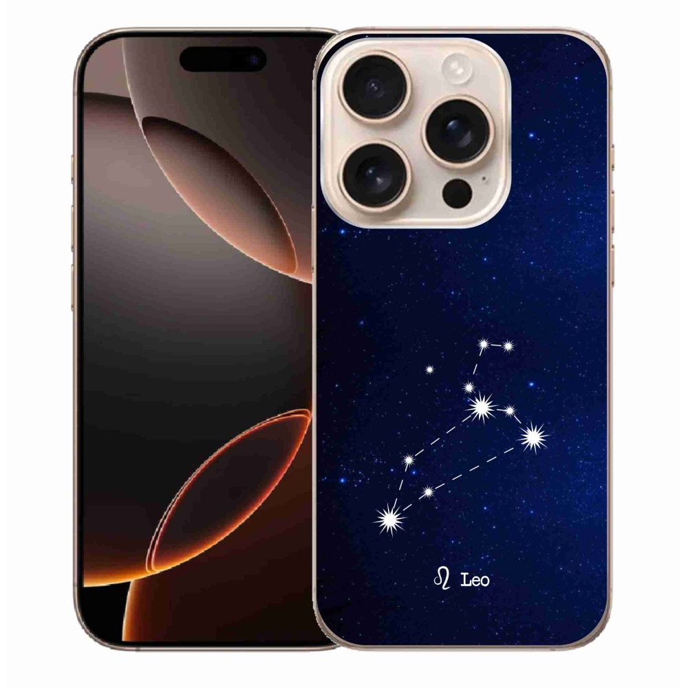 Gelový kryt mmCase na iPhone 16 Pro Max - souhvězdí Lva