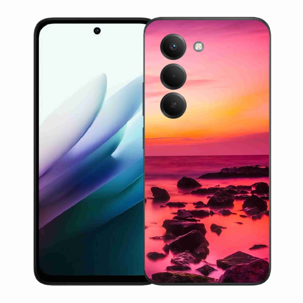 Gelový kryt mmCase na Xiaomi Redmi 15 4G/5G (171mm) - moře a záře