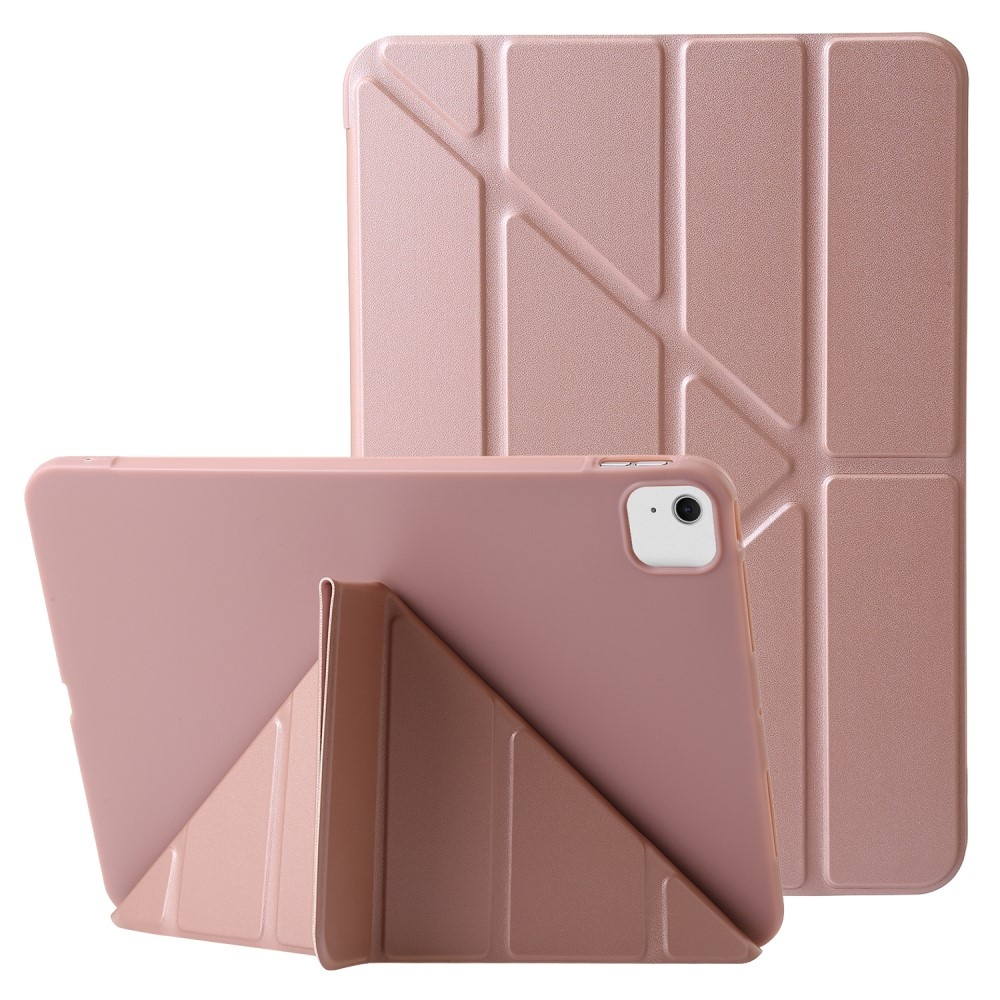 Origamis chytré polohovací pouzdro na tablet iPad Air 13 (2024)/(2025) - růžovozlaté