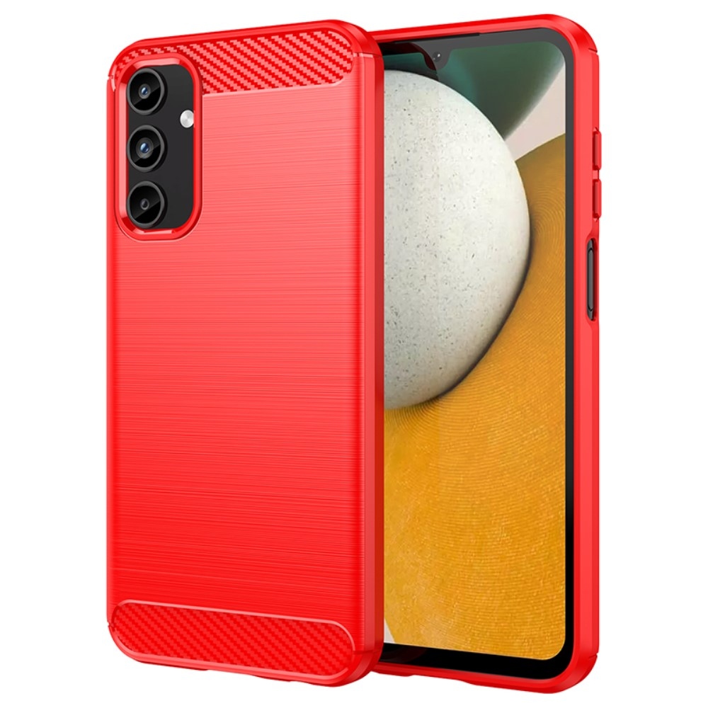 Carbon odolný gelový obal na Samsung Galaxy A15 4G/5G - červený