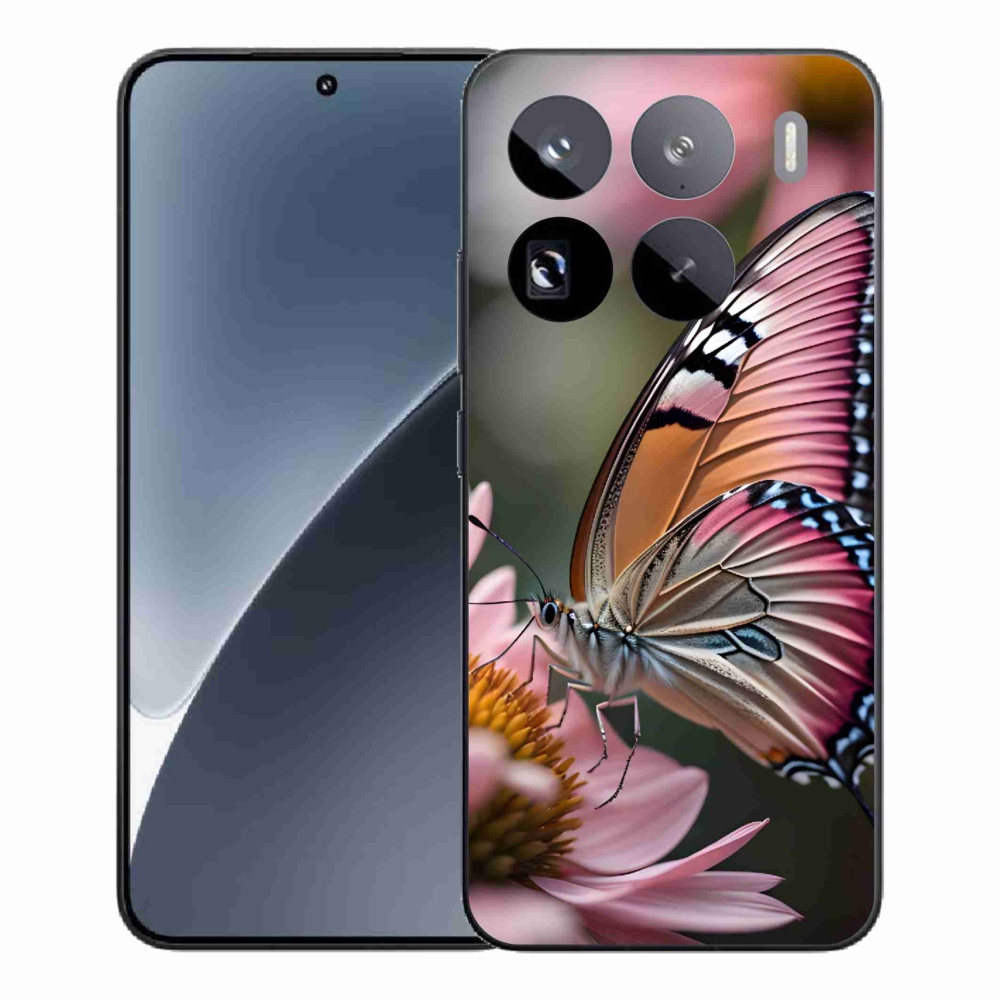 Gelový kryt mmCase na Xiaomi 15 Pro - barevný motýl