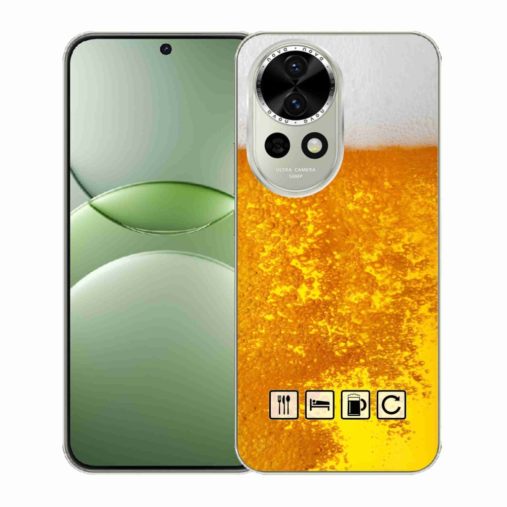 Gelový kryt mmCase na Huawei Nova 13 5G - pivní motiv 3