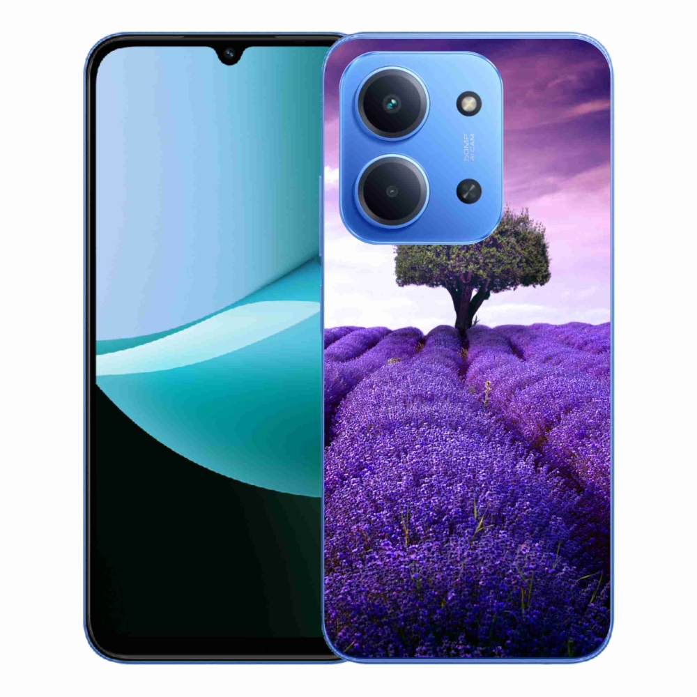 Gelový kryt mmCase na Xiaomi Redmi 15C 4G/5G (173mm) - levandulová louka