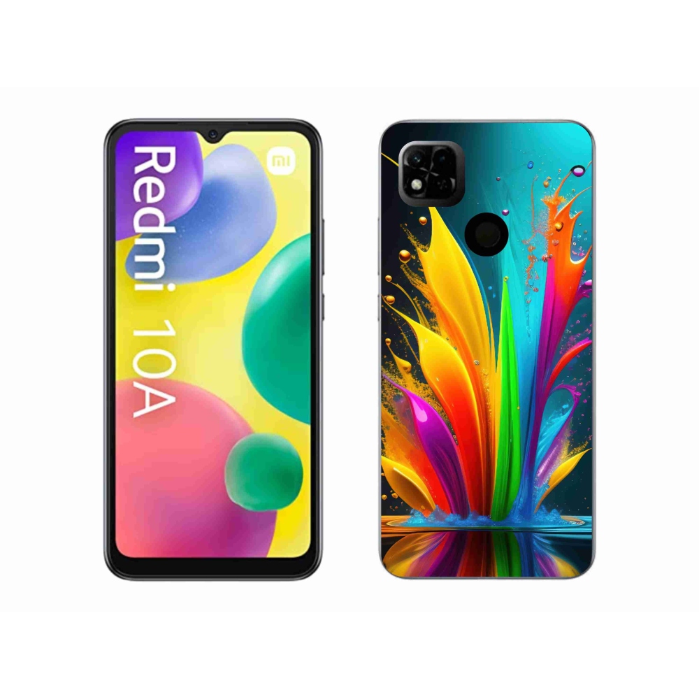 Gelový kryt mmCase na Xiaomi Redmi 10A - abstraktní motiv 1