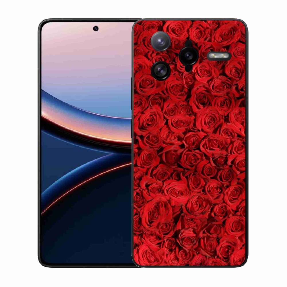 Gelový kryt mmCase na Xiaomi Poco F7 Ultra - růže
