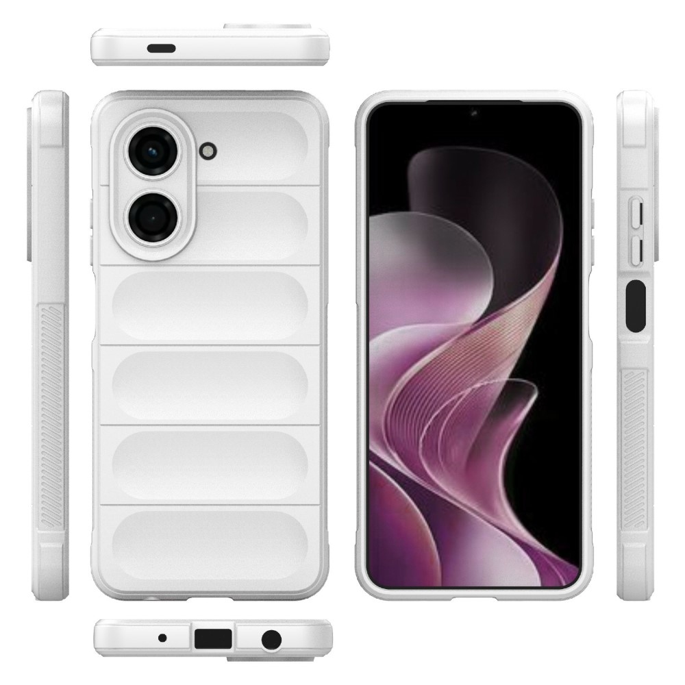 Rugg odolný gelový obal na Xiaomi Redmi A5 (171.7x77.8x8.3mm) - bílý