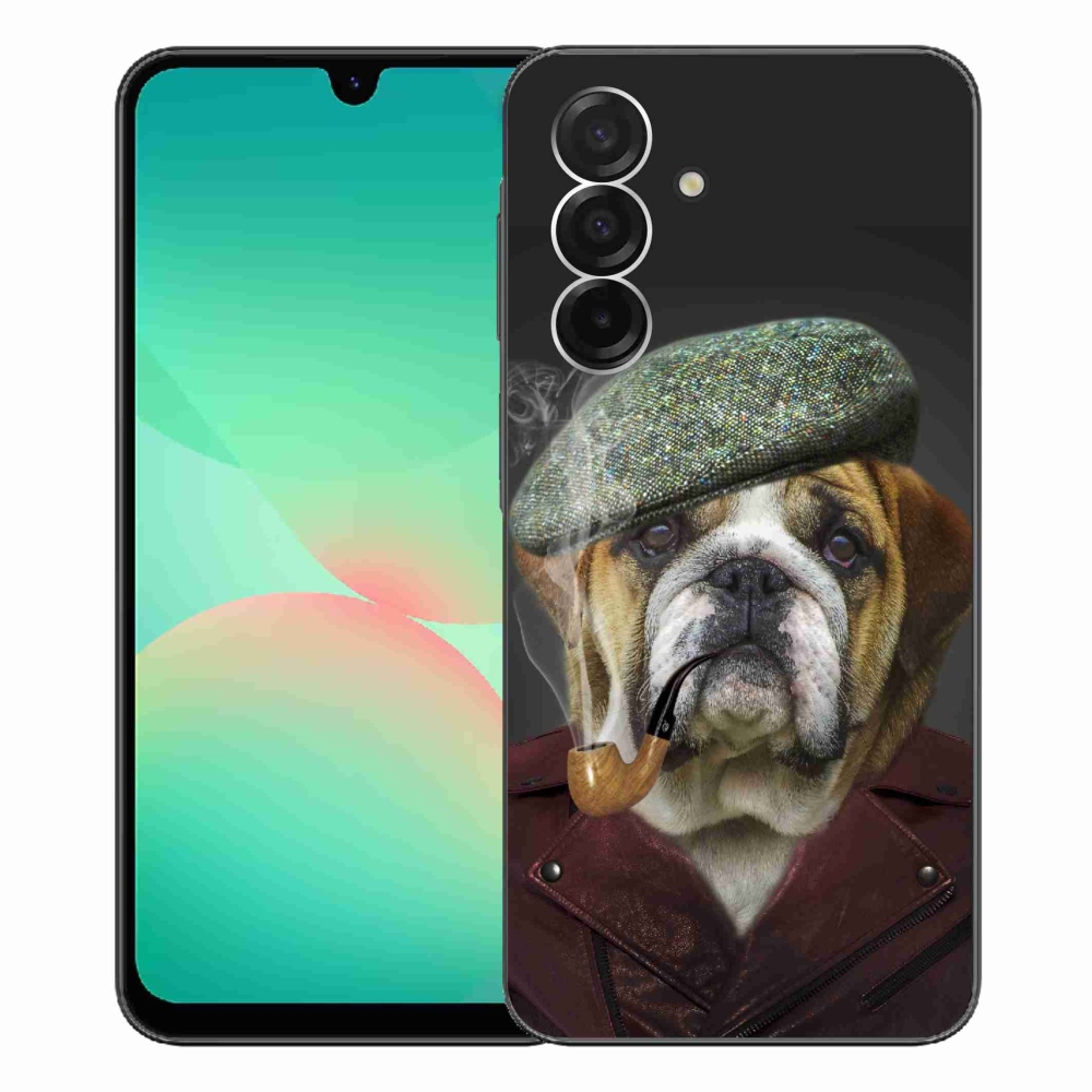 Gelový kryt mmCase na Samsung Galaxy A26 5G - pes s fajfkou