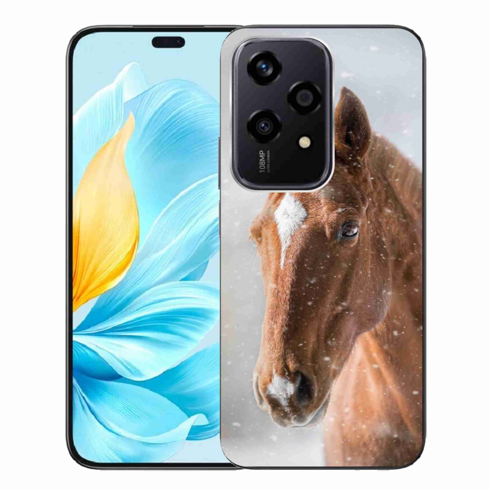Gelový kryt mmCase na Honor 200 Lite 5G - hnědý kůň 2