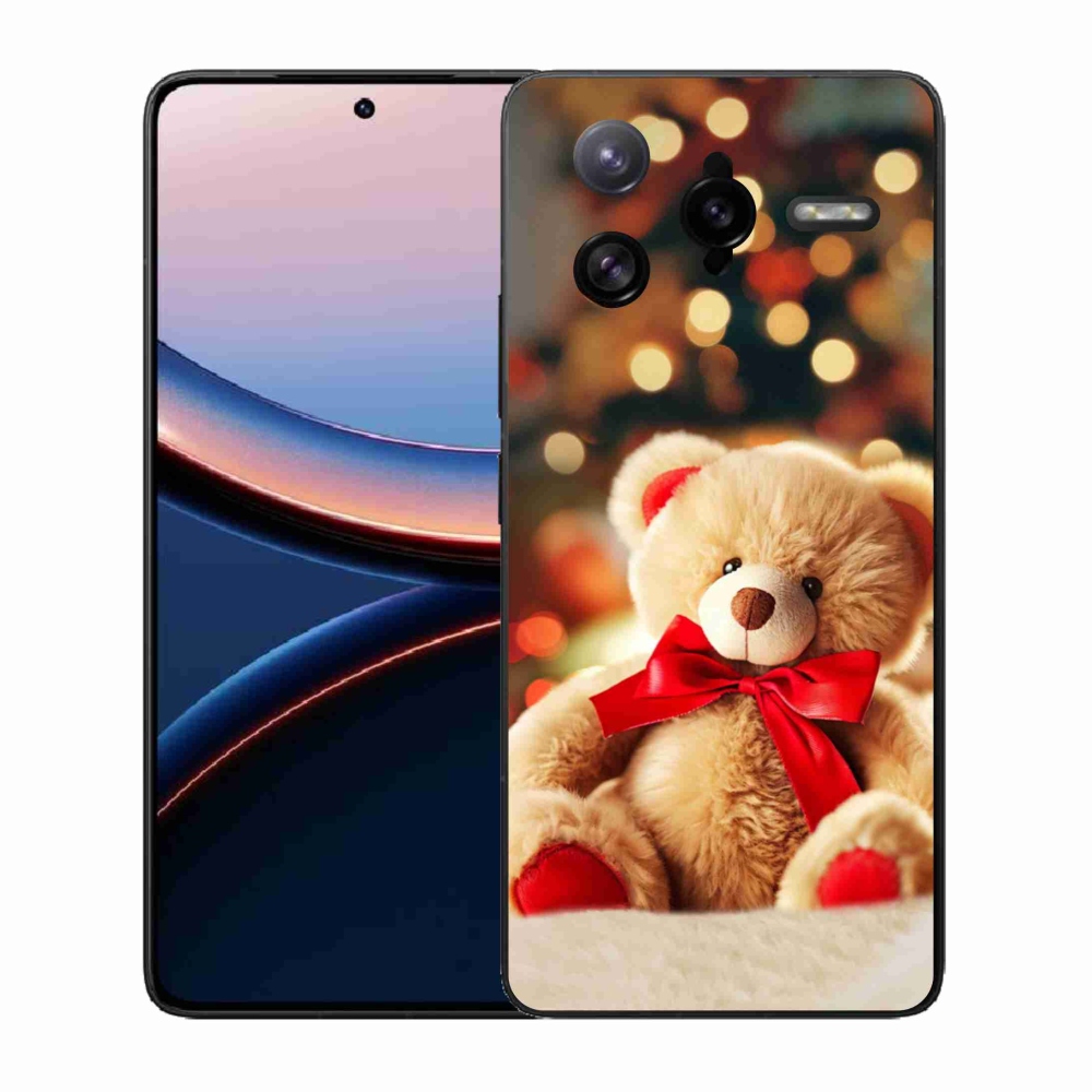 Gelový kryt mmCase na Xiaomi Poco F7 Ultra - plyšový medvídek