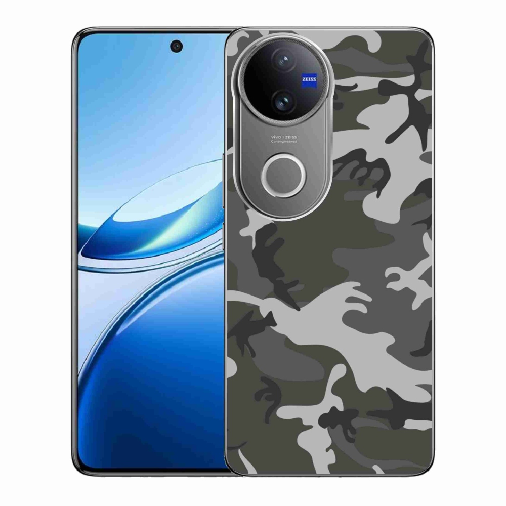 Gelový kryt mmCase na Vivo V50 5G - maskáčový vzor