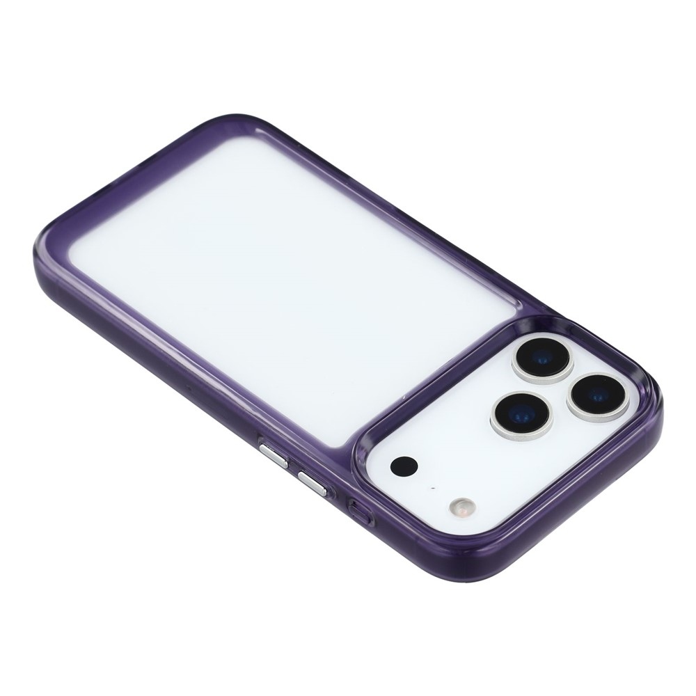 Gelový obal s pevnými zády na iPhone 17 Pro Max - fialový