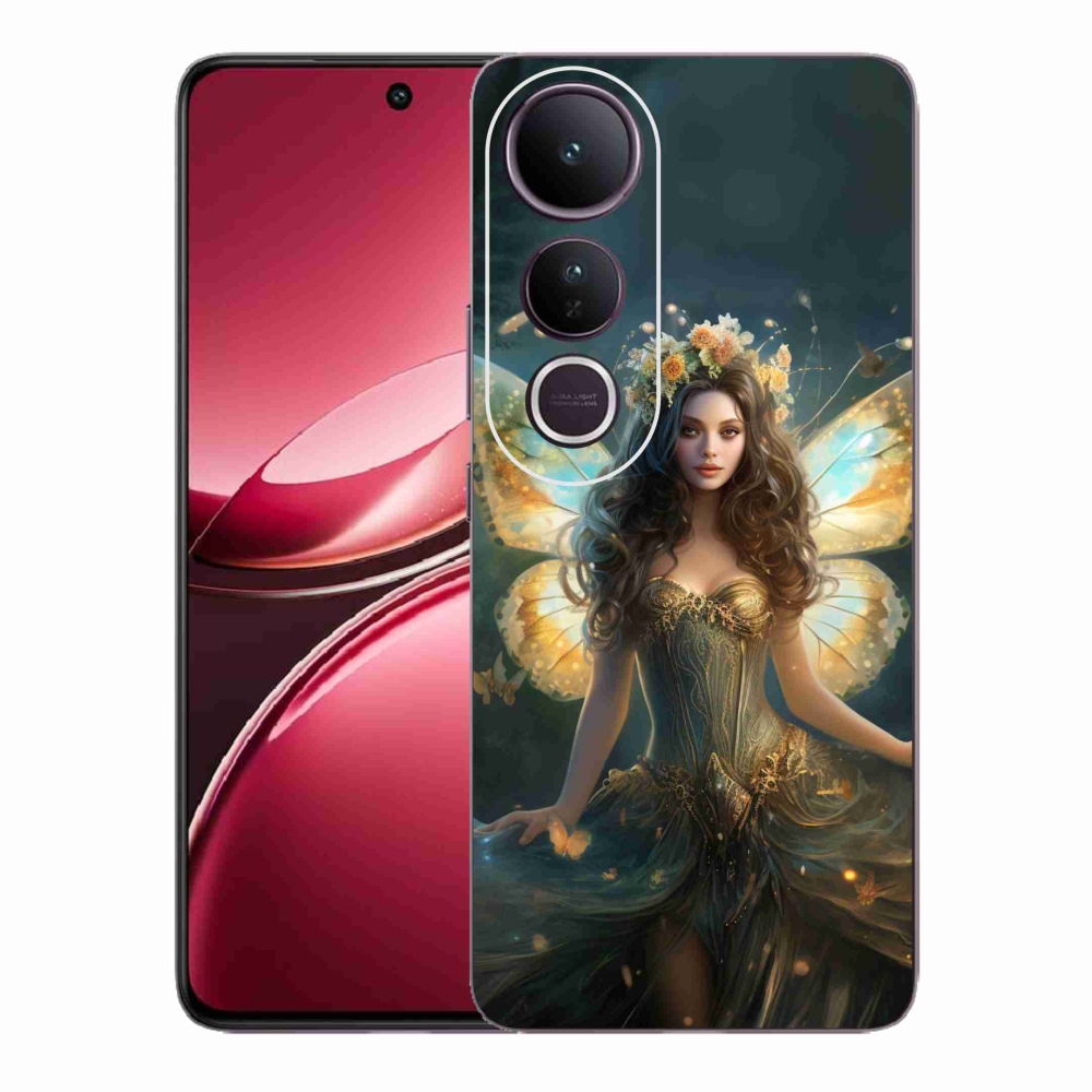 Gelový kryt mmCase na Vivo V50 Lite 4G/5G - motýlí žena