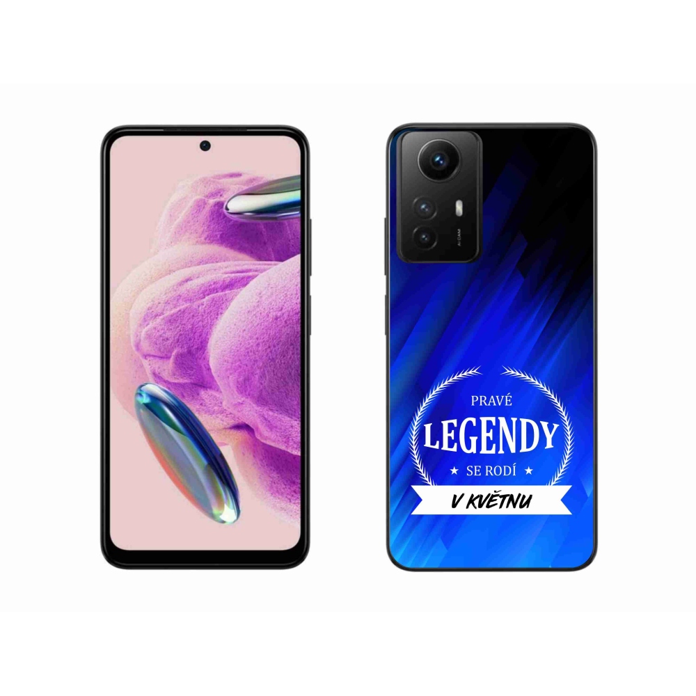 Gelový kryt mmCase na Xiaomi Redmi Note 12S - legendy v květnu modré pozadí