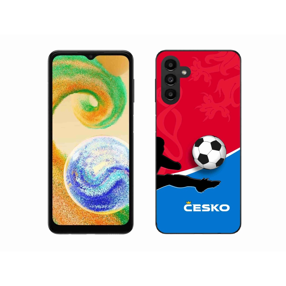 Gelový kryt mmCase na Samsung Galaxy A04s (164.7x76.7x9.1mm) - fotbal Česko 2
