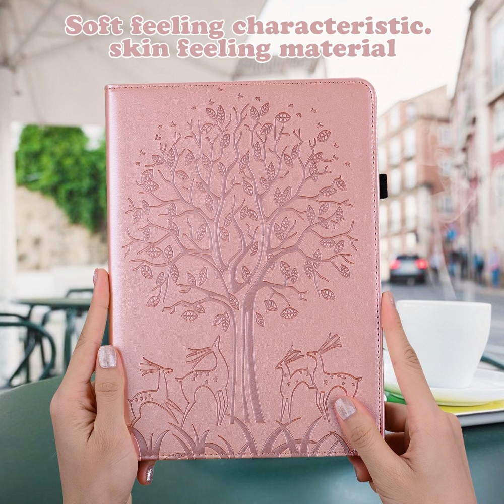 Tree zavírací pouzdro na tablet Xiaomi Pad 7/7 Pro - růžovozlaté