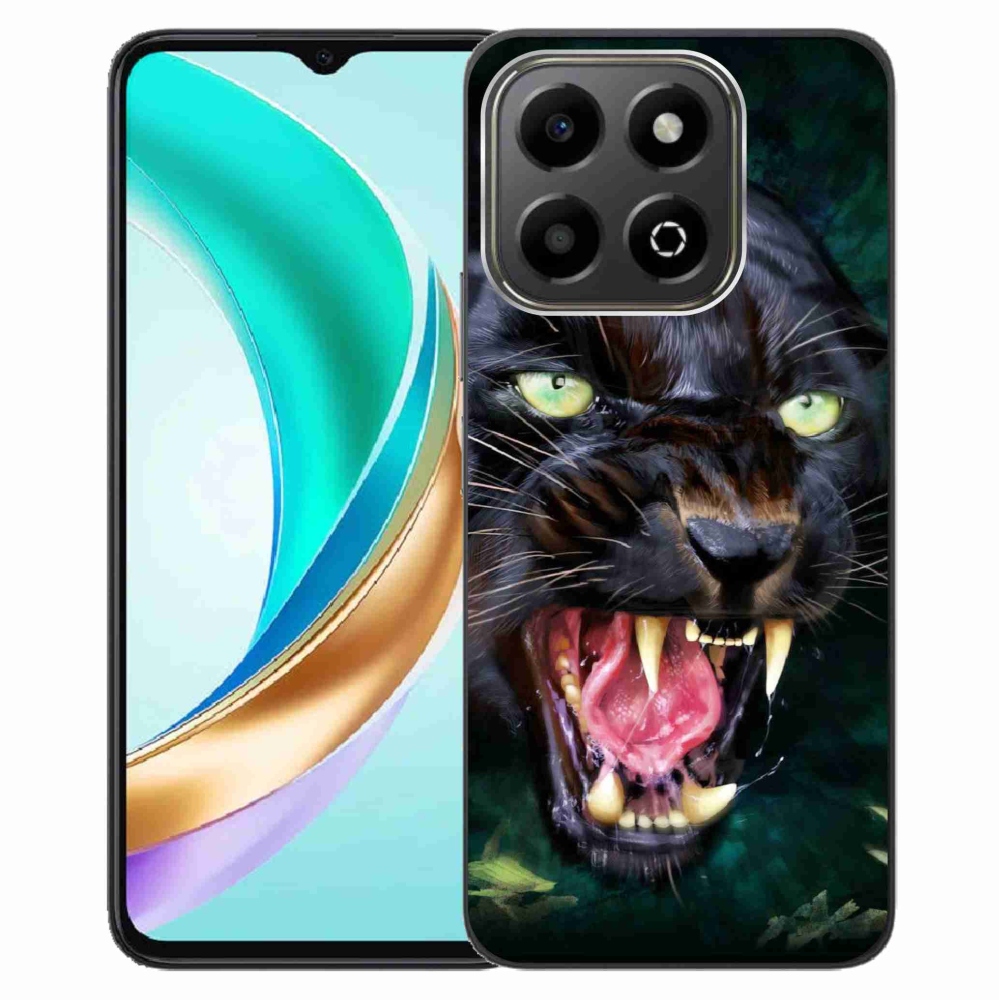 Gelový kryt mmCase na Honor X6b - rozzuřený černý panter