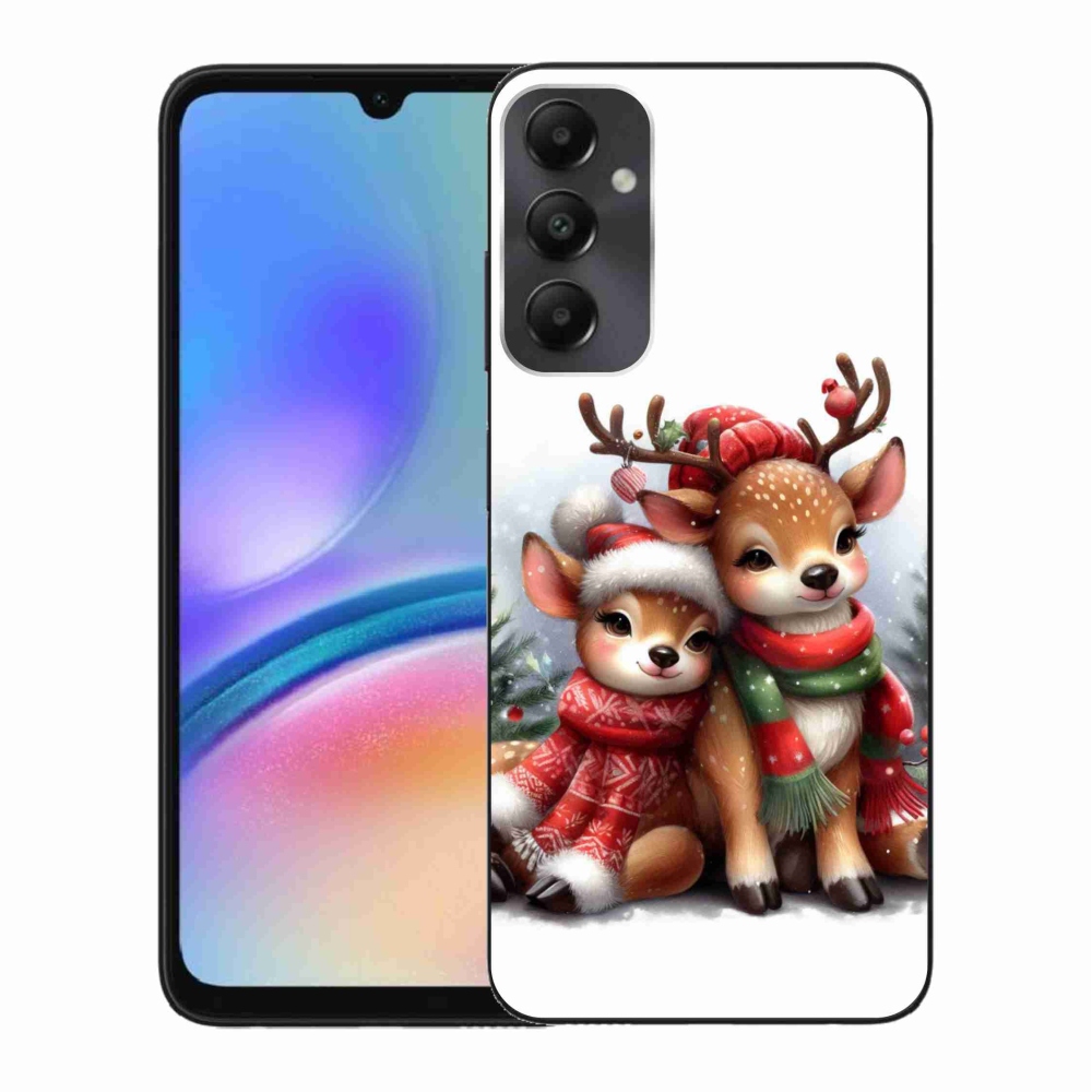 Gelový kryt mmCase na Samsung Galaxy A05s - vánoční sobi