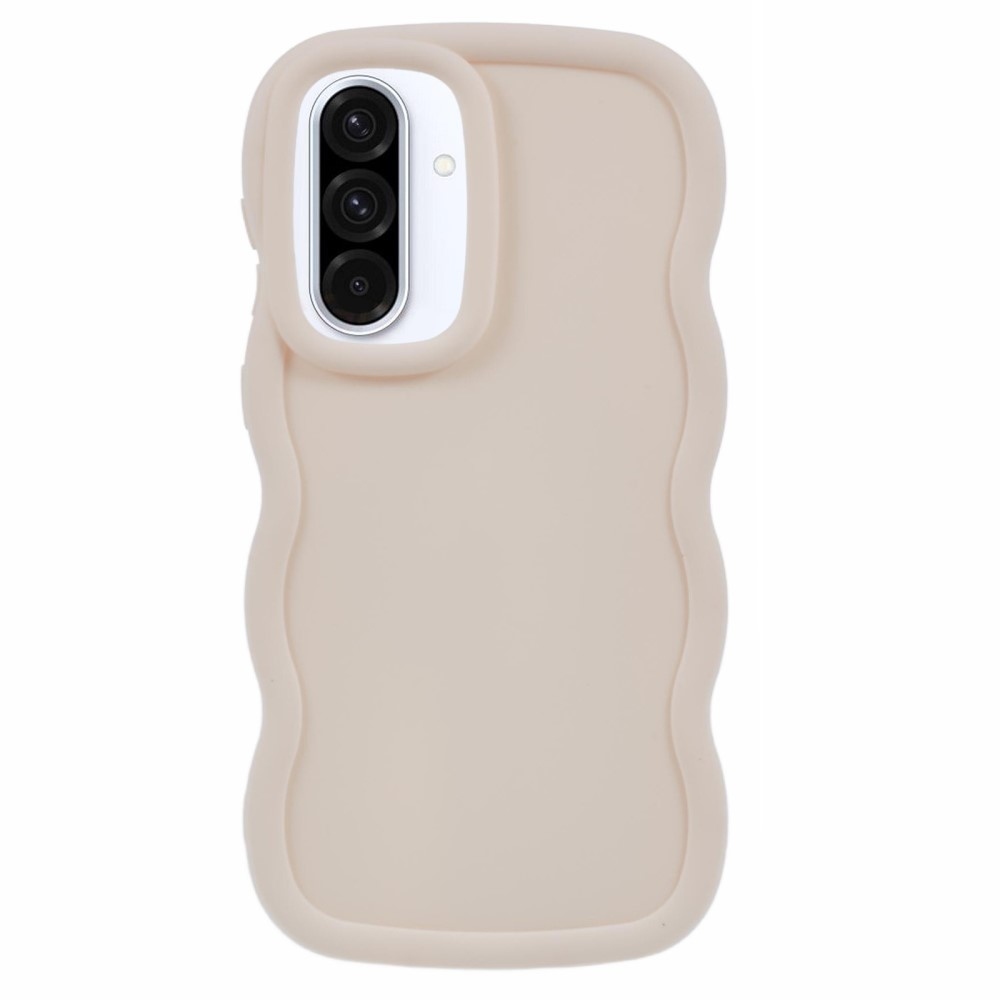 Wave odolný gelový obal na Samsung Galaxy A36 5G/A56 5G - bílý